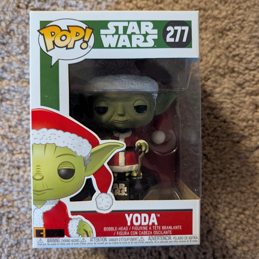Funko Pop! Star Wars Yoda As Santa - Picture 1 of 6